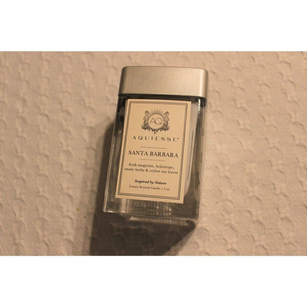 New Aquiesse SANTA BARBARA 5 oz Luxury Soy Scented Candle